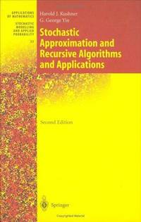 image of Stochastic Approximation and Recursive Algorithms and Applications (Stochastic Modelling and Applied Probability) (v. 35)