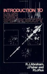 Introduction To Nmr Spectroscopy