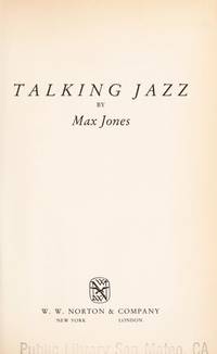 Talking Jazz by Max Jones - 1988-04