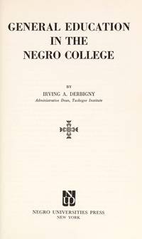 General Education in the Negro College