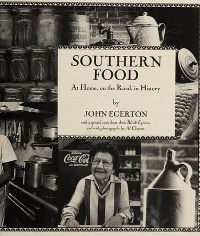Southern Food by Egerton, John | Hardcover | 1987 | Knopf