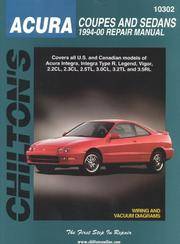 Acura Coupes and Sedans, 1994-00 (Chilton Total Car Care Series Manuals)