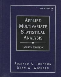 cover of Applied Multivariate Statistical Analysis