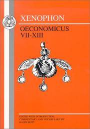 Xenophon: Oeconomicus (Greek Texts)
