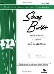 String Builder, Bk 1 : A String Class Method (for Class or Individual Instruction) - Cello