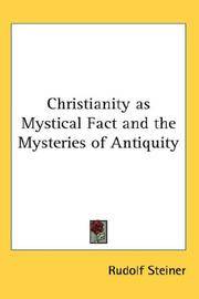 image of Christianity as Mystical Fact and the Mysteries of Antiquity