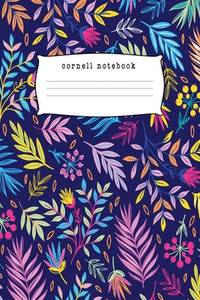 Cornell Notebook: Notes Taking System for High School Adult Student with College Ruled Lines...