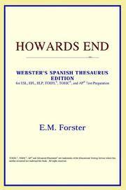 image of Howards End (Webster's Spanish Thesaurus Edition)