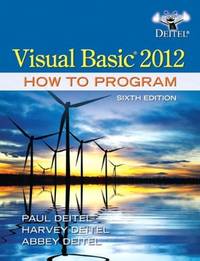 cover of Visual Basic 2012 How to Program