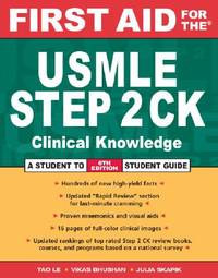 First Aid for the USMLE Step 2 CK (First Aid USMLE)