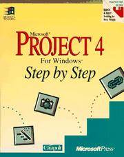 MICROSOFT PROJECT 4 FOR WINDOWS :  Step by Step Series