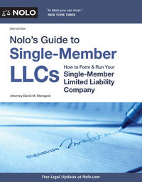 Nolo&Atilde;&cent;&acirc;&not;&acirc;&cent;s Guide to Single-Member LLCs: How to Form...