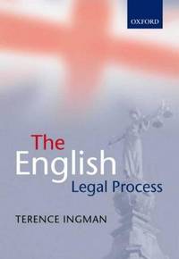 cover of The English Legal Process