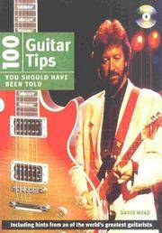 image of 100 Tips for Guitar You Should Have Been Told (Includes Cd)