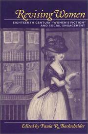 Revising Women: Eighteenth-Century "Women's Fiction" and Social Engagement