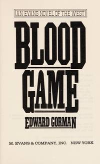 BLOOD GAME by Gorman, Edward - 1989
