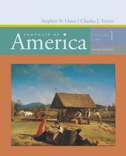 Portrait of America Volume 1 To 1877 by Stephen Oates