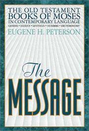 cover of The Message: The Old Testament Books of Moses