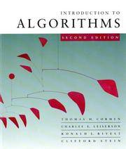 image of Introduction to Algorithms