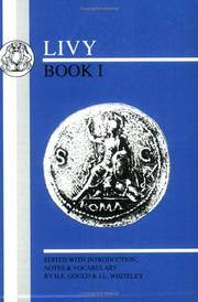 Livy: Book I (Latin Texts)