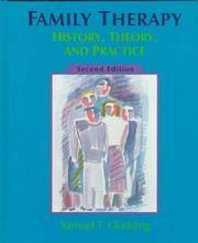 cover of Family Therapy: History, Theory, and Practice