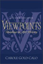 Viewpoints:  Readings in Art History