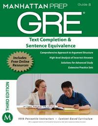 Text Completion and Sentence Equivalence GRE Strategy Guide