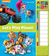 Nickelodeon PAW Patrol, Bubble Guppies, and more! - Let's Play Piano! Board Book with Built-In...