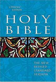 cover of Holy Bible: The Newly Revised Standard Version Catholic Edition