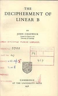 image of The Decipherment of Linear B