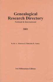 Genealogical & Research Directory National & International 2000