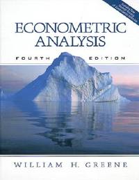 Econometric Analysis (4th Edition)