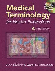 Medical Terminology For Health Professions