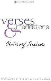 image of Verses and Meditations (Classic Translation)
