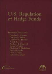 U.S. Regulation of Hedge Funds