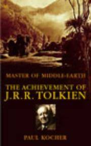 image of Master of Middle Earth: The Achievement of J.R.R.Tolkien