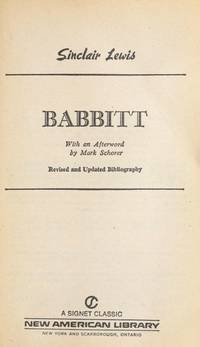 Babbit by Sinclair Lewis - 1961-01-01