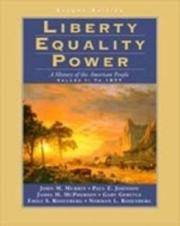 LIBERTY, EQUALITY, POWER VOL 1 2E