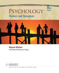 image of Psychology: Themes and Variations 8th Edition