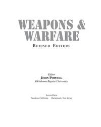 Weapons &amp; Warfare: Warefare: Culture and Concepts by John Powell - 2010-02-15