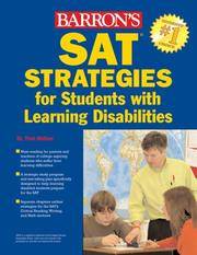 SAT STRATEGIES for Sutdents with Learning Disabilities (Barron's Sat Strategies for Students With...