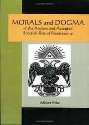image of MORALS and DOGMA of the Ancient and Accepted Scottish Rite of Freemasonry