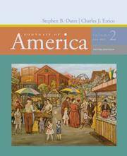 Portrait of America Vol. 2 From 1865 by Stephen Oates