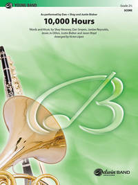 10,000 Hours: As Performed by Dan + Shay and Justin Bieber, Conductor Score (Pop Young Band)