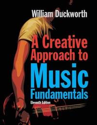 cover of A Creative Approach to Music Fundamentals