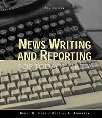image of News Writing and Reporting for Today's Media