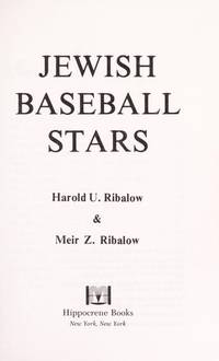 Jewish Baseball Stars de Ribalow, Harold U.; Ribalow, Meir Z