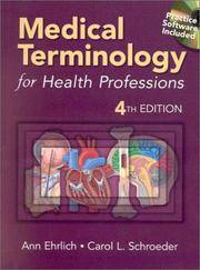 image of Medical Terminology for Health Professions (Book with 2 Audio Cassettes + CD-ROM)