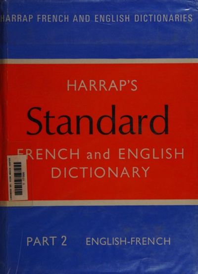 Harper's Standard French and English Dictionary Pa