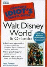Complete Idiot's Travel Guide to Walt Disney World by Janet Groene - Paperback - from Better World Books Ltd (SKU: GRP98002557)